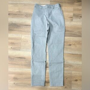Gray High-Waisted Slacks